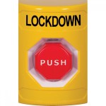 STI SS2205LD-EN Stopper Station – Yellow - Momentary Illuminated - LOCK DOWN Label STI SS2205LD-EN Stopper Station – Yellow - Momentary Illuminated - LOCK DOWN Label