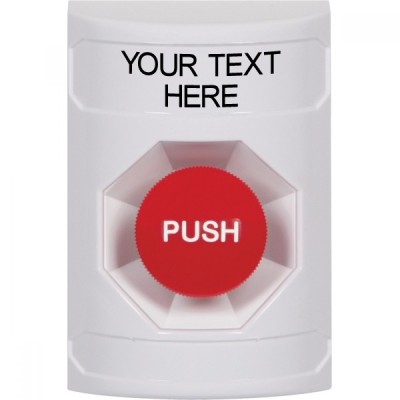 STI SS2304ZA-EN Stopper Station – White - Momentary Push – Custom Label STI SS2304ZA-EN Stopper Station – White - Momentary Push – Custom Label