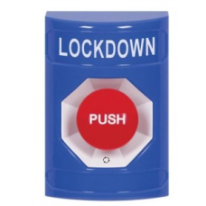 STI SS2401LD-EN S/Station – Blue - Push & Turn-Reset Lockdown