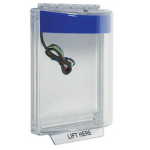 STI STI-13030NB Universal Stopper – Blue – With Sounder – Flush – No Label – 12-24VDC 