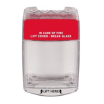 STI STI-15C30FR Euro Stopper - Surface - 32mm Spacer - Red - Horn/Relay – Fire Label