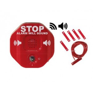 STI STI-6402WIR-G Exit Stopper/Double Door/Green Wireless Alert Version