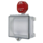 STI STI-7522 Alarmed Enclosure with Backplate and Key Lock