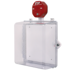 STI STI-7532 Polycarbonate Enclosure – Key Lock – Backplate – Alarm