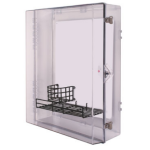STI STI-7551AED Enclosure with Thumb Lock 630 x 504 x 188mm & Wire Shelf