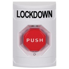 STI SS2309LD-EN S/Station White- Push& Turn Octagon Illuminated Button LOCK DOWN