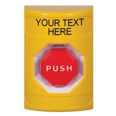 STI SS2205EX-EN S/Station - Yellow - Momentary Illumination Emergency Exit