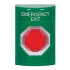 STI SS2102EX-EN S/Station- Green-Push-Key-to-Reset Illuminated Emergency Exit