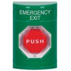 STI SS2109EX-EN Stopper Station – Green – Push and Turn – Illumination Button – Emergency Exit Label