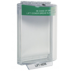 STI STI-13010EG Universal Stopper - Green Shell - Emergency Label – Flush