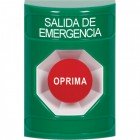 STI SS2104EX-ES Stopper Station – Green - Momentary Push Button - SALIDA DE EMERGENCIA Label