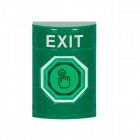 STI SS2106XT-EN Stopper Station – Green - Momentary Illuminated Button – EXIT Label