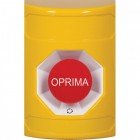 STI SS2201NT-ES Stopper Station –Yellow – Reset - OPRIMA Button - No Label
