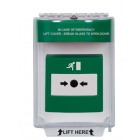 STI STI-13020EG Universal Stopper - Green Sounder - Emergency Label - Flush