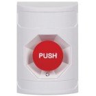 STI SS2301NT-EN Stopper Station – White – Push and Turn Reset – No Label