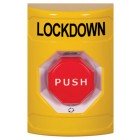 STI SS2209LD-EN S/Station Yellow - Push & Turn octag. Illuminated Button LOCK DOWN