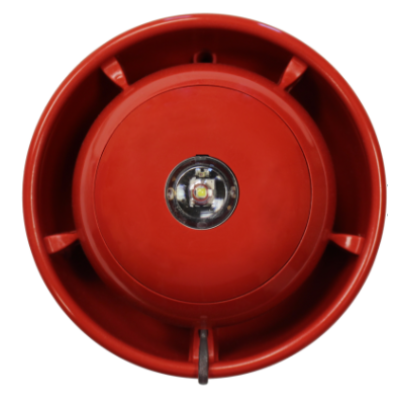 SmartCell SC-33-0120-0001-99 Red Sounder and Ceiling Beacon – White Flash