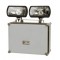 TSW High Output Non-Maintained Weatherproof 2 x 20W Tungsten Halogen Twin Spot Light (3 Hours)