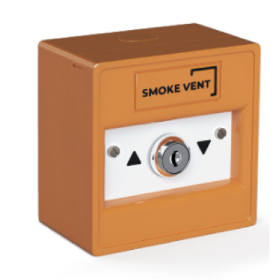 Teal Products BG6/FOS/O Fireman’s Key-Switch – Orange