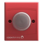 Vimpex 10-1310RSW-S Identifire Surface VID Red Body Clear Lens