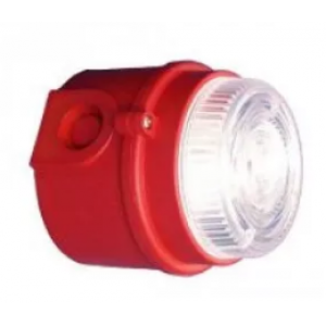 Vimpex 305-009 IS Minialite Beacon – Red Body – Clear Lens – 24Vdc, Zones 0, 1 and 2