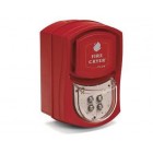 Vimpex FC3/A/R/WA/D Fire-Cryer Plus Sounder and Beacon - Red with White and Amber Beacon – Deep Base IP66
