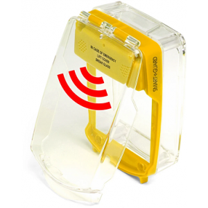 Vimpex SG-SS-Y Smart+Guard Surface Call Point Cover with Sounder (Yellow)