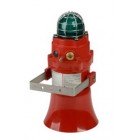 Vimpex Explosion Proof Alarm Horn Sounder and LED Beacon (110 dbA / 24 Vdc) in Red