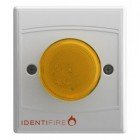 Vimpex 10-1310WSA-S Identifire Surface VID White Body Amber Lens