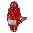 Vimpex Explosion Proof Aluminium Dual 5J Xenon and LED Beacon in Red