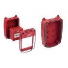 Vimpex SG-BBC-R Smart+Guard Red No Sounder Weatherproof Back Box – Clear