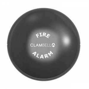 Vimpex CBE6-GS-012-EN ClamBell 12 V 6" Fire Alarm Bell -  Shallow Base - Grey