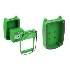 Vimpex SG-BBCS-G Smart+Guard Green Sounder Weatherproof Back Box - Clear