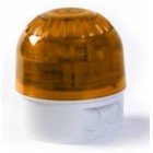 Klaxon Sonos Sounder Beacon LED Amber Lens White Deep Base 17-60V (PSC-0034)