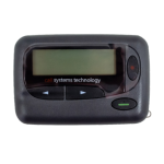 CST AN-PG-2028BKB2 W2028 Pager - 2 Line - 460-464Mhz