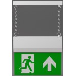 Ringtail X-MP LED 230v Mains Hanging Blade Exit Sign (X-MP3/230) Ringtail X-MP LED 230v Mains Hanging Blade Exit Sign (X-MP3/230)