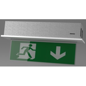 X-MPR LED 3 Hour Maintained Self Testing Blade Exit Sign