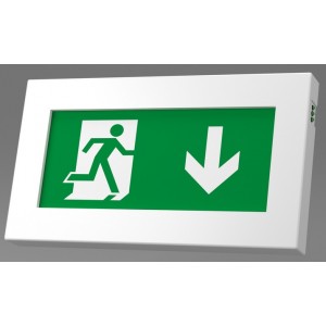 X-SLM LED 3 Hour Maintained Self Testing Slimline Exit Sign
