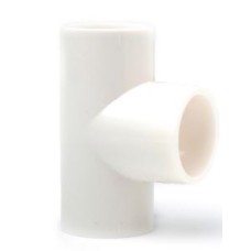 Vesda Xtralis PIP-008-W White ABS 90° Tee 25mm - Pack of 10