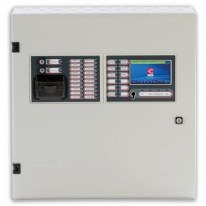 C-Tec ZFP Standard 4 Loop Touchscreen Panel with 20 Zonal LEDs, Printer & Key Switches