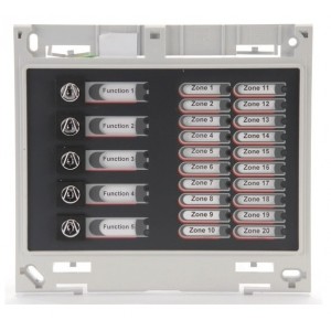 C-Tec Z45 ZFP 20 Zone Indicator Module with Name Slots & 5 Switches