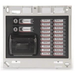 C-Tec ZFP 20 Zone Indicator Module with Name Slots, Printer & 2 Switches Z46