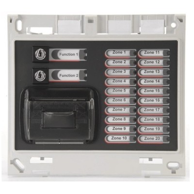 C-Tec ZFP 20 Zone Indicator Module with Name Slots, Printer & 2 Switches Z46 C-Tec ZFP 20 Zone Indicator Module with Name Slots, Printer & 2 Switches Z46