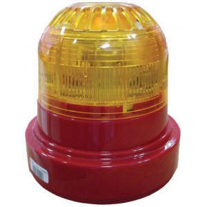Ziton ZR455V-3RA Wireless Red Sounder with Amber Beacon