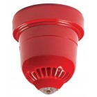 Ziton ZRC466-3C Wireless Sounder VAD Beacon with Battery Pack Ceiling Mount Red Body White Flash