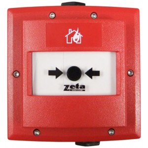 Zeta ZT-CP3/AD/ WP Addressable Surface Weatherproof Manual Call Point