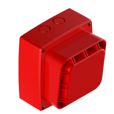 Zeta 10-030 Wi-Fyre Wireless Sounder With Batteries - Red