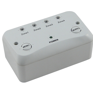 Zeta DPTA/R Disabled Toilet Alarm Control Panel with Relay Output (4 Zone)