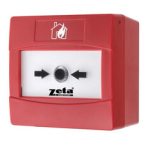 Zeta ID2-MCP Infinity ID2 Indoor Manual Call Point c/w Surf Backbox, Bezel and Cover
