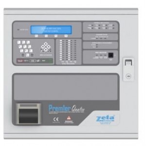 Zeta QT/1P Premier Quatro 1 Loop Fire Alarm Panel with Panel Printer